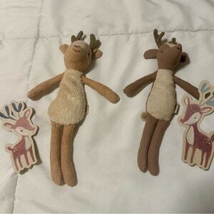 Retired Maileg mom and brother  Deer
